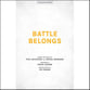 Battle Belongs SATB choral sheet music cover